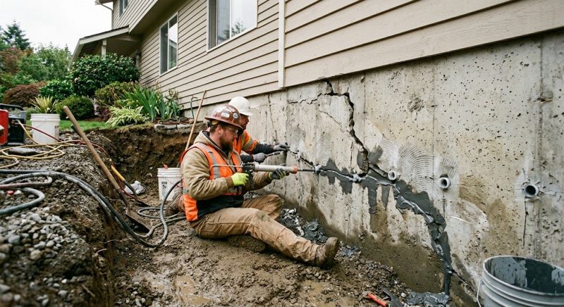 Basement Crack Repair in Habersham County, GA