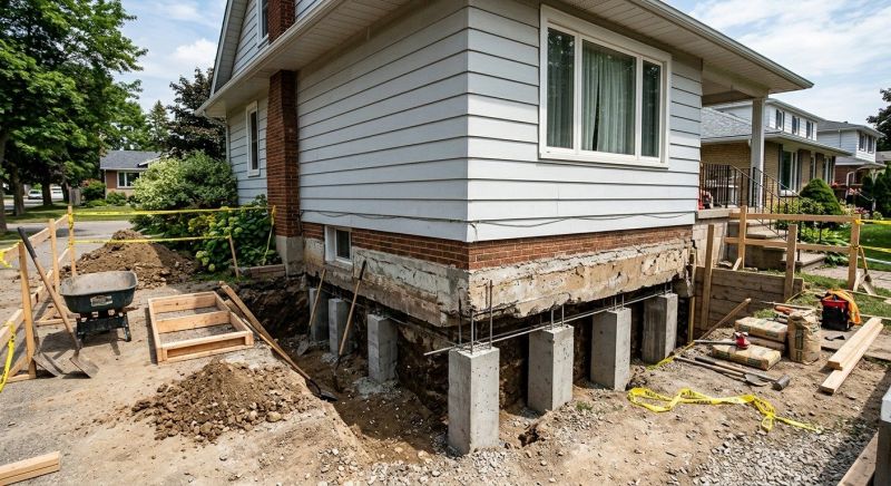 Basement Underpinning in Habersham County, GA