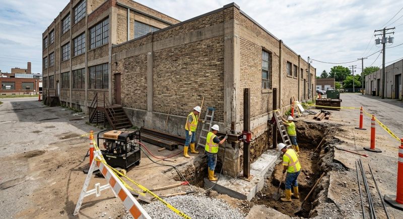Building Foundation Repair in Lula, GA