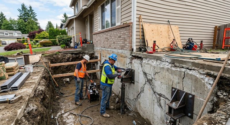 Concrete Foundation Repair in Towns County, GA