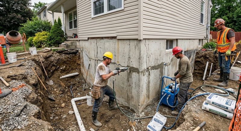 Cracked Foundation Repair in Clayton, GA