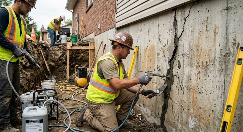 Cracked Foundation Repair in Hiawassee, GA