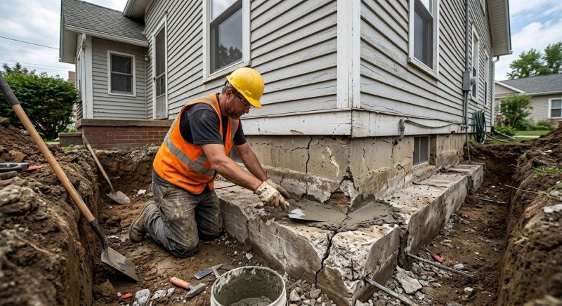 Cracked Foundation Repair in Lula, GA