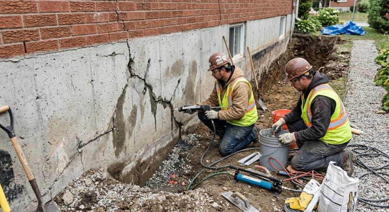 Cracked Foundation Repair in Toccoa, GA