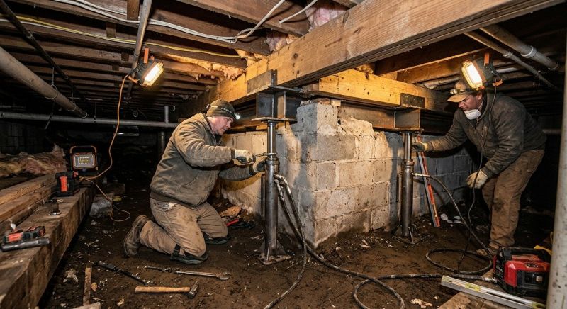 Crawl Space Leveling in Habersham County, GA
