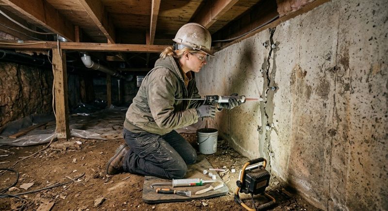 Crawlspace Foundation Repair in Toccoa, GA