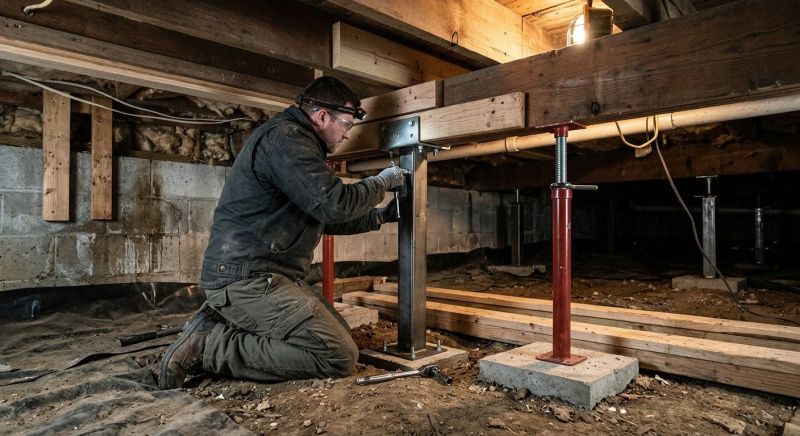 Crawlspace Structural Repair in Habersham County, GA