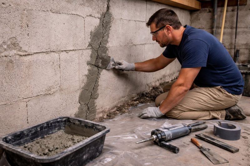 Foundation Crack Repair in Clarkesville, GA