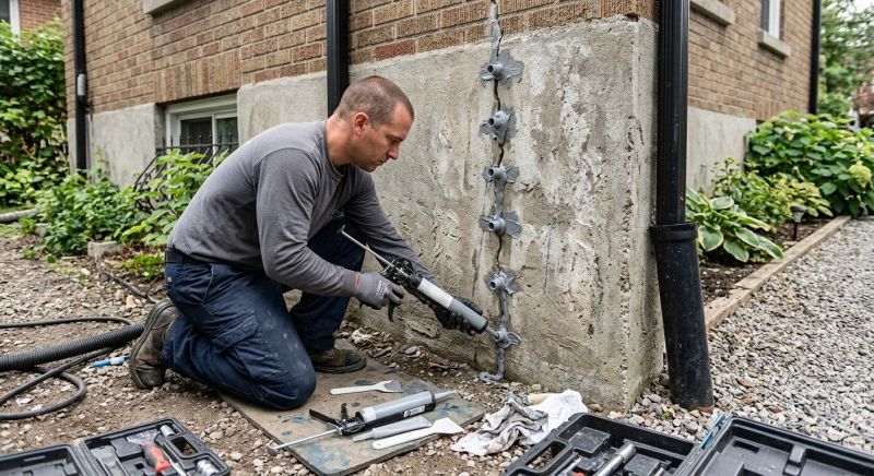 Foundation Crack Repair in Lula, GA