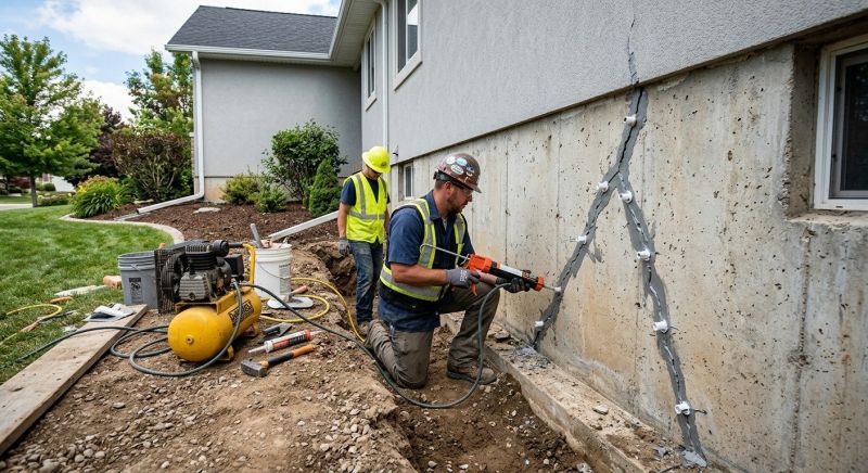 Foundation Crack Repair in Towns County, GA