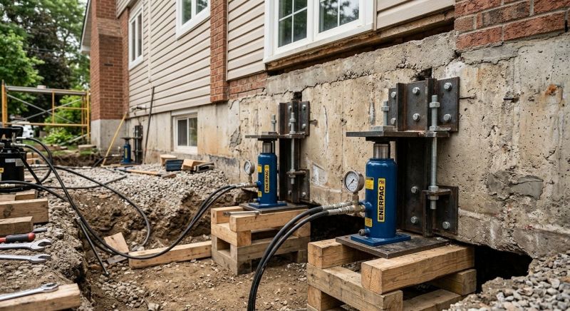 Foundation Jacking in Helen, GA
