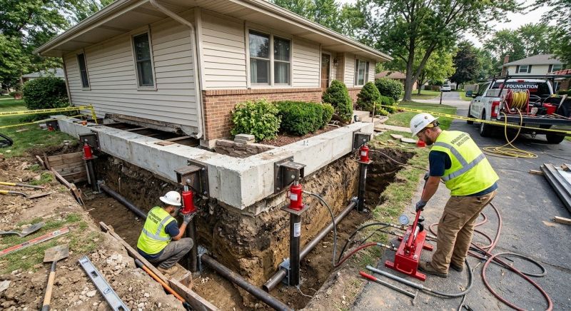 Foundation Jacking in Hiawassee, GA