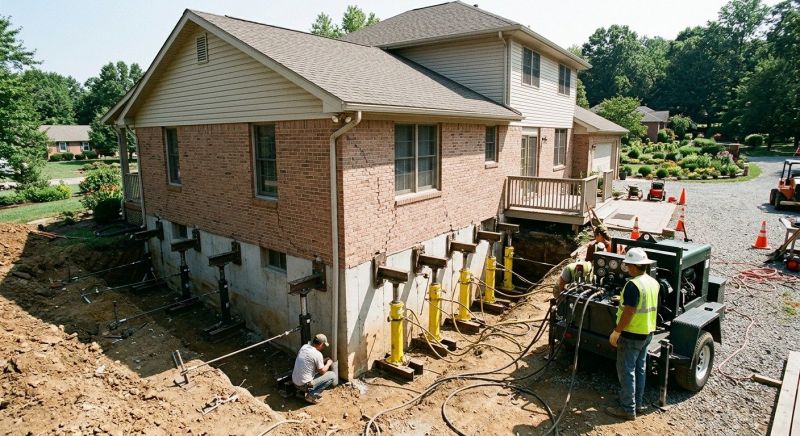 Foundation Jacking in Lula, GA