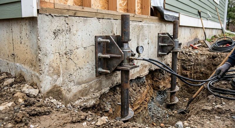 Foundation Pier Leveling in Habersham County, GA