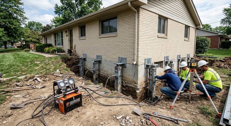Foundation Pier Leveling in Habersham County, GA