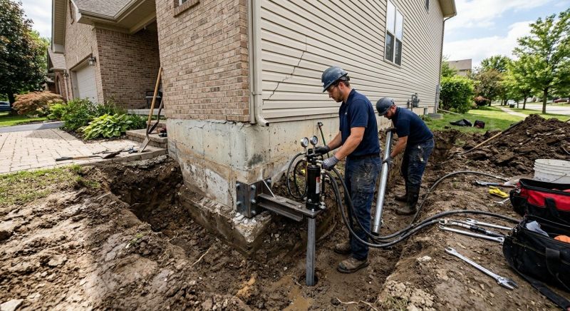 Foundation Settlement Repair in Habersham County, GA