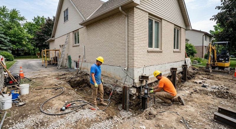 Helical Piers Installation in Habersham County, GA