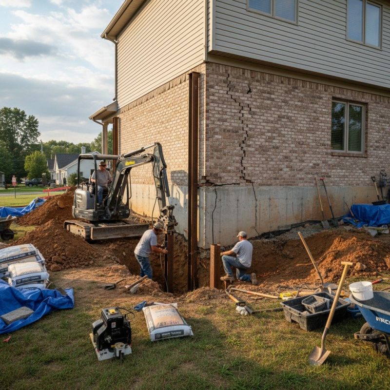 Home Foundation Repair in Maysville, GA