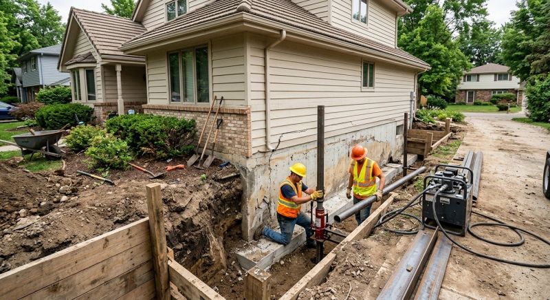 House Foundation Repair in Tiger, GA