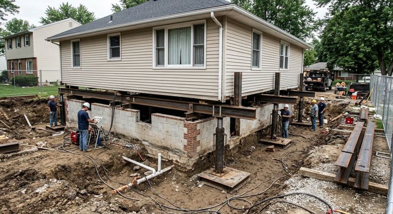 Sinking Foundation Lifting in Habersham County, GA