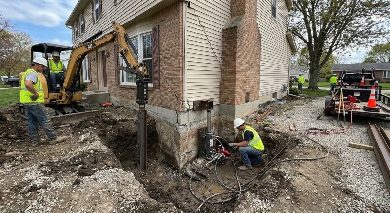 Sinking Foundation Repair in Hiawassee, GA