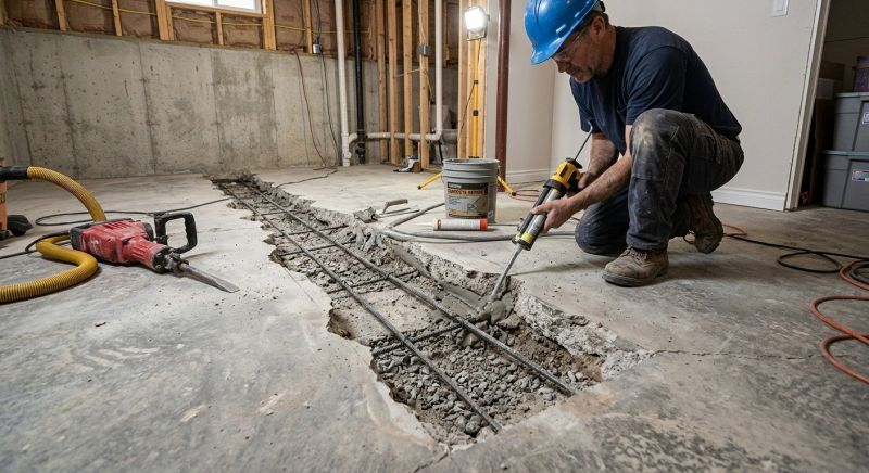 Slab Foundation Repair in Habersham County, GA