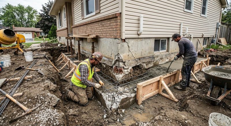 Slab Foundation Repair in Habersham County, GA