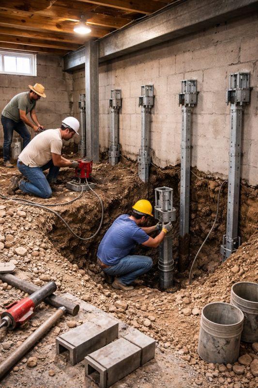 Structural Underpinning in Habersham County, GA