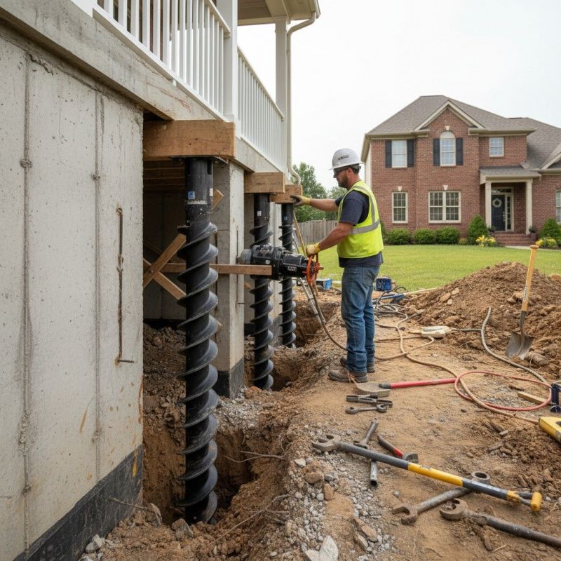 Structural Underpinning in Habersham County, GA
