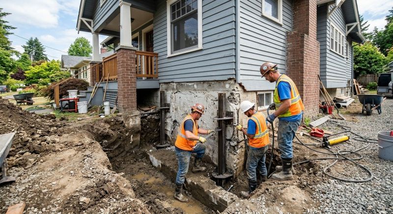 Structural Underpinning in Habersham County, GA