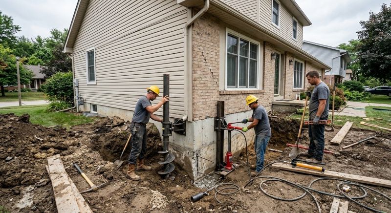 Foundation Settlement Repair